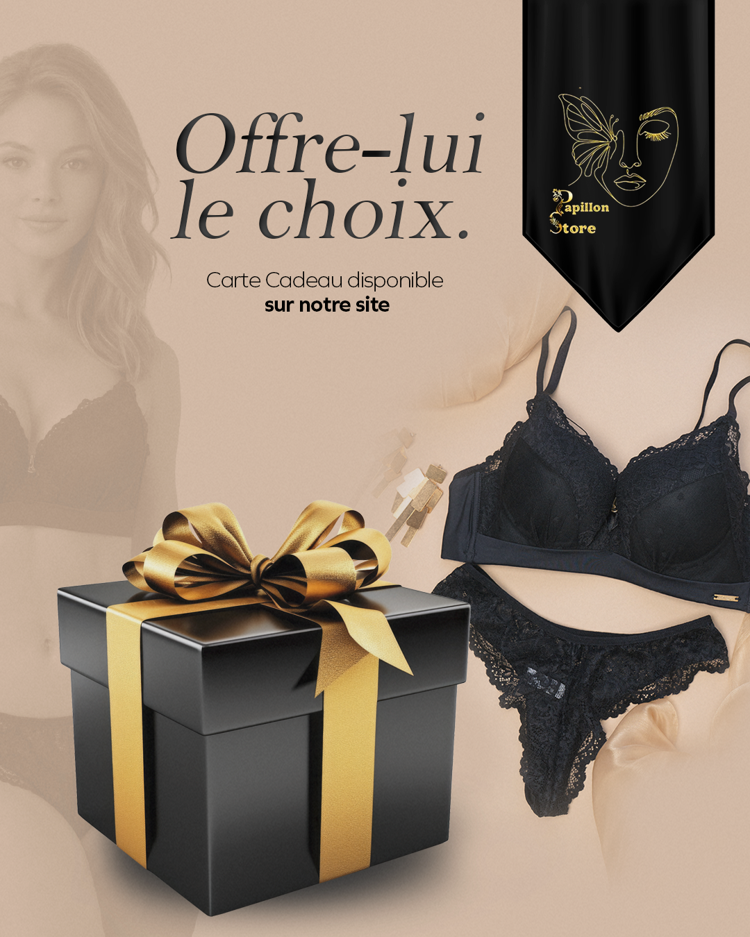 Carte Cadeau Papillon
