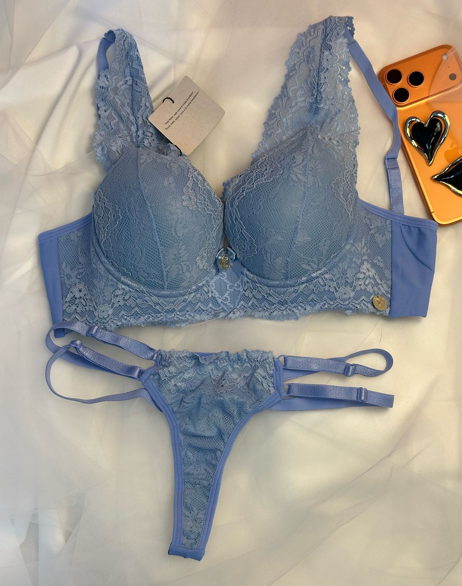 Ensemble Azura Dentelle & String Ajustable