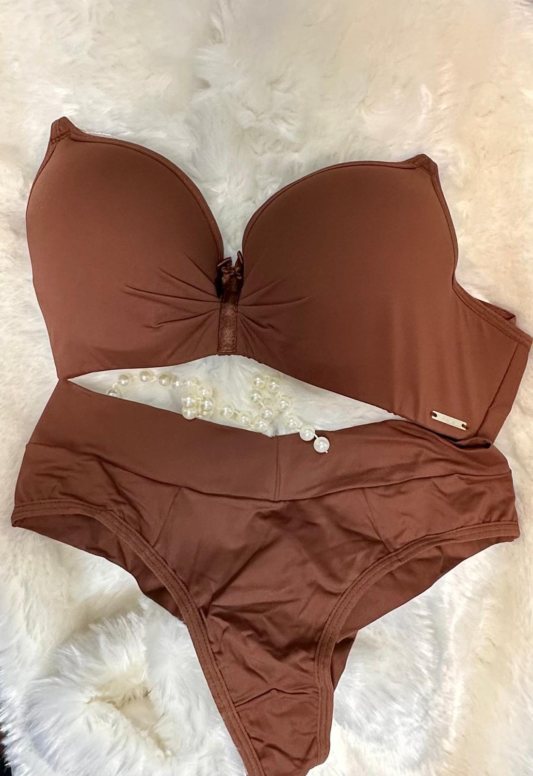 Ensemble de lingerie Uni (double en coton)